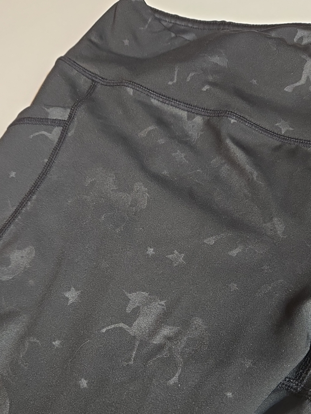 Constantly Varied Gear Black Unicorn-Print Squats Approved Workout Leggings